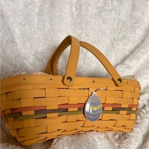 2005 Longaberger Easter basket 19th Edition. Liner, tie and plastic included
